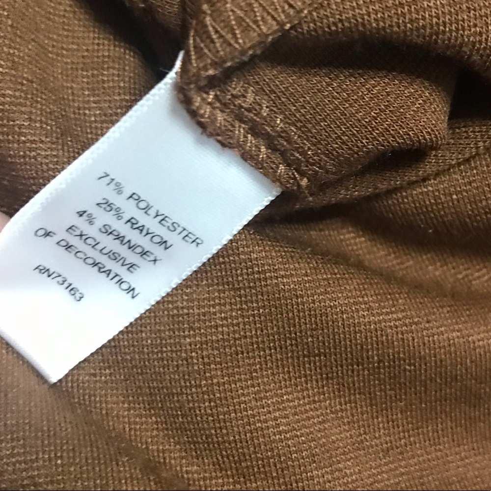 Elegant Golden Brown Dress - Picture 6 of 8